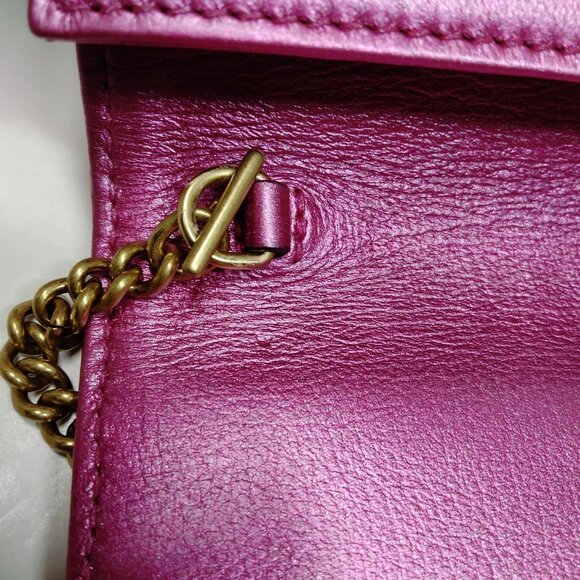 Authentic Gucci Pink Leather Shoulder Bag mon648-111125 - Picture 10 of 16